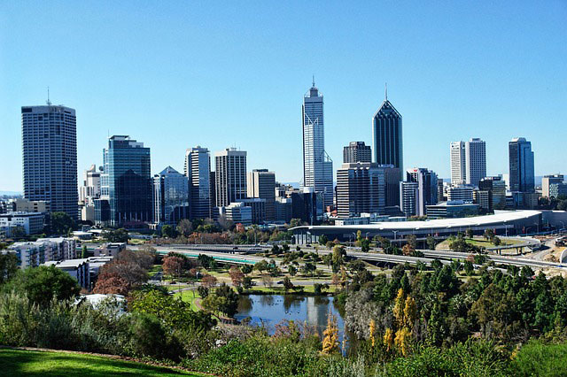 View of Perth City from Kings Park