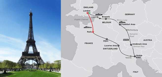 France Land Tour from C&E Holidays