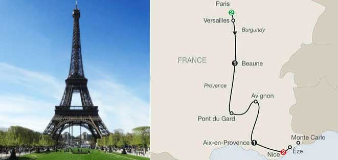 France Land Tour from C&E Holidays